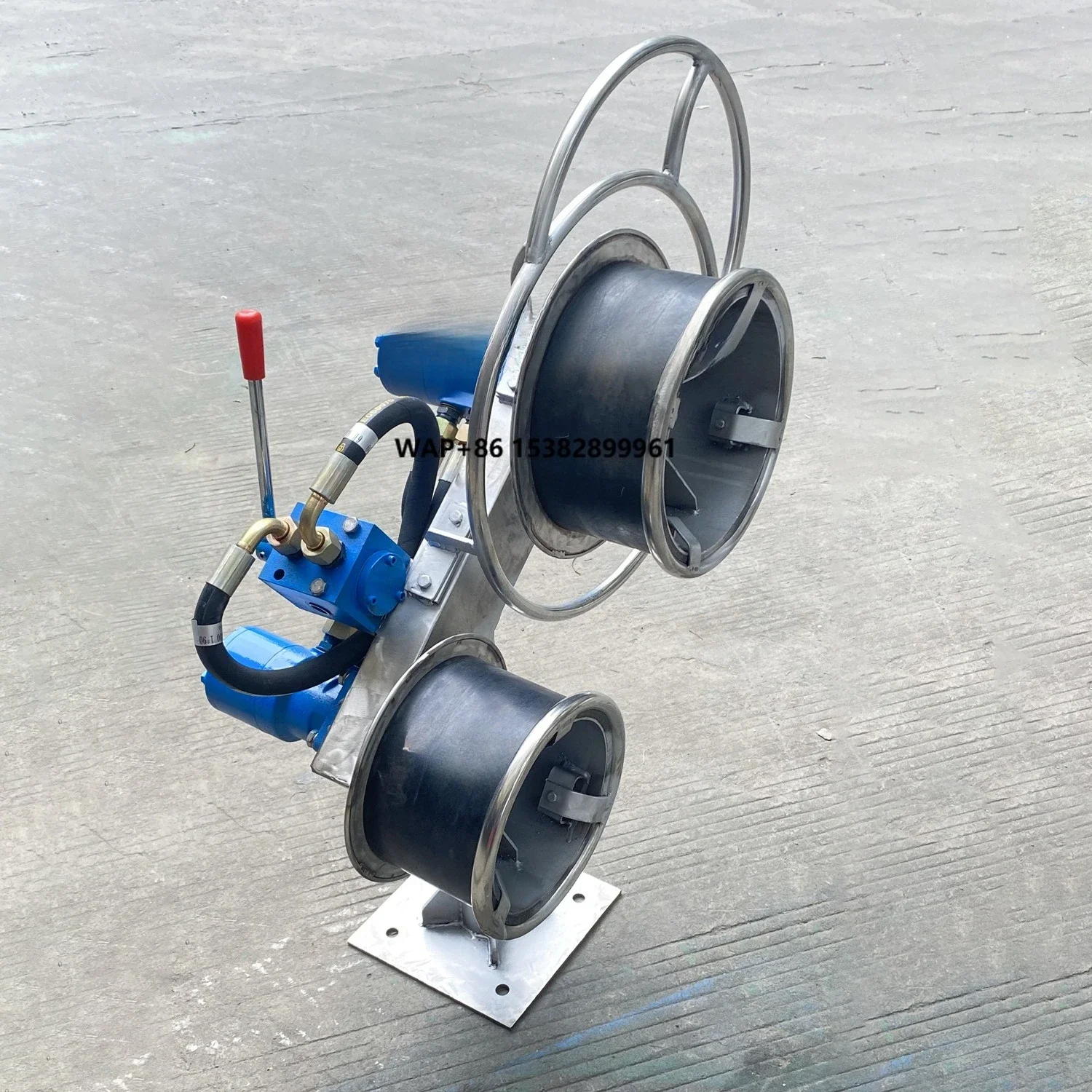 

Fishing small net tugboat boat hydraulic wallet seine winch fishing gill net tugboat machinery 304 stainless steel