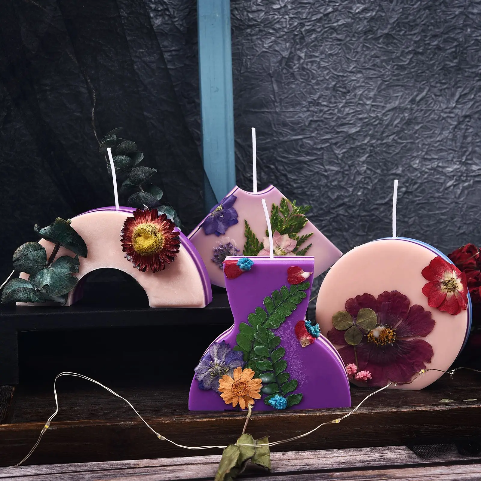 Suszone kwiaty Mieszanka do biżuterii z żywicy Suche rośliny Kwiaty prasowane Wykonywanie rękodzieła Suszone kwiaty Pudełko dla majsterkowiczów Narzędzie do robienia świec