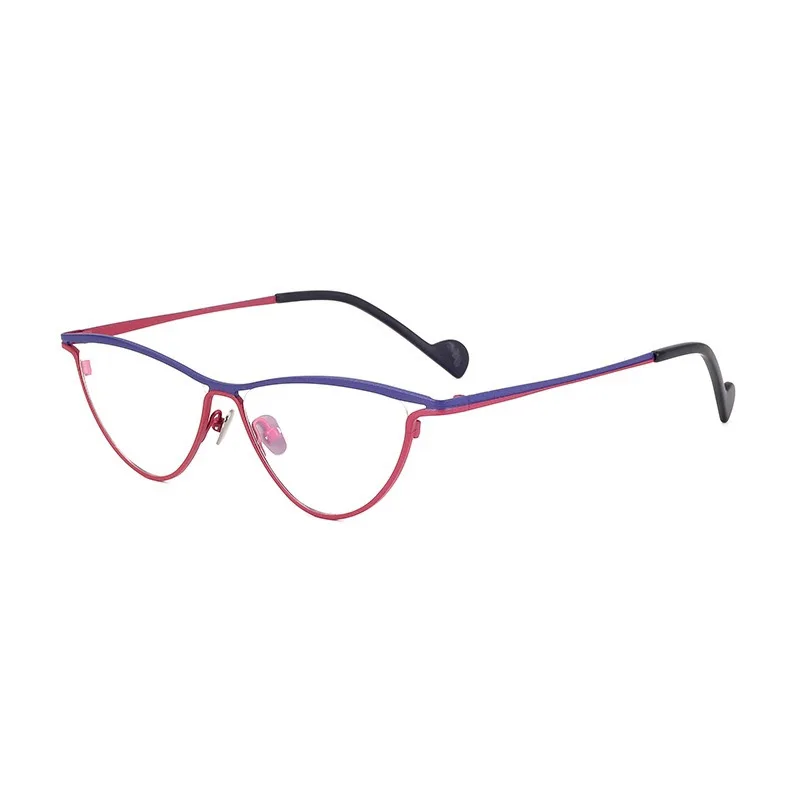

versatile multi-color ultra-light pure titanium matte myopia glasses frame can be matched with glasses