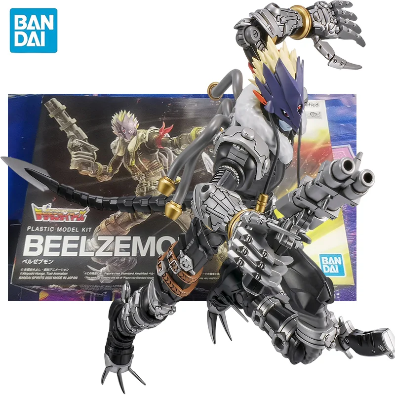 En Stock figura BANDAI estándar Digimon Adventure Digimon Tamers Beelzebumon Anime figuras de acción juguete de modelo de ensamblaje