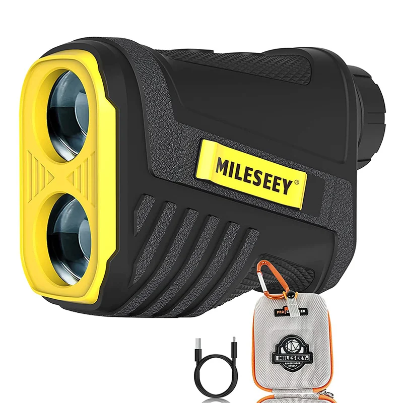 PF280 Telescope Golf Laser Rangefinder Rechargeable Speed Measurement Flag Pole Locking Laser Distance Meter 600m