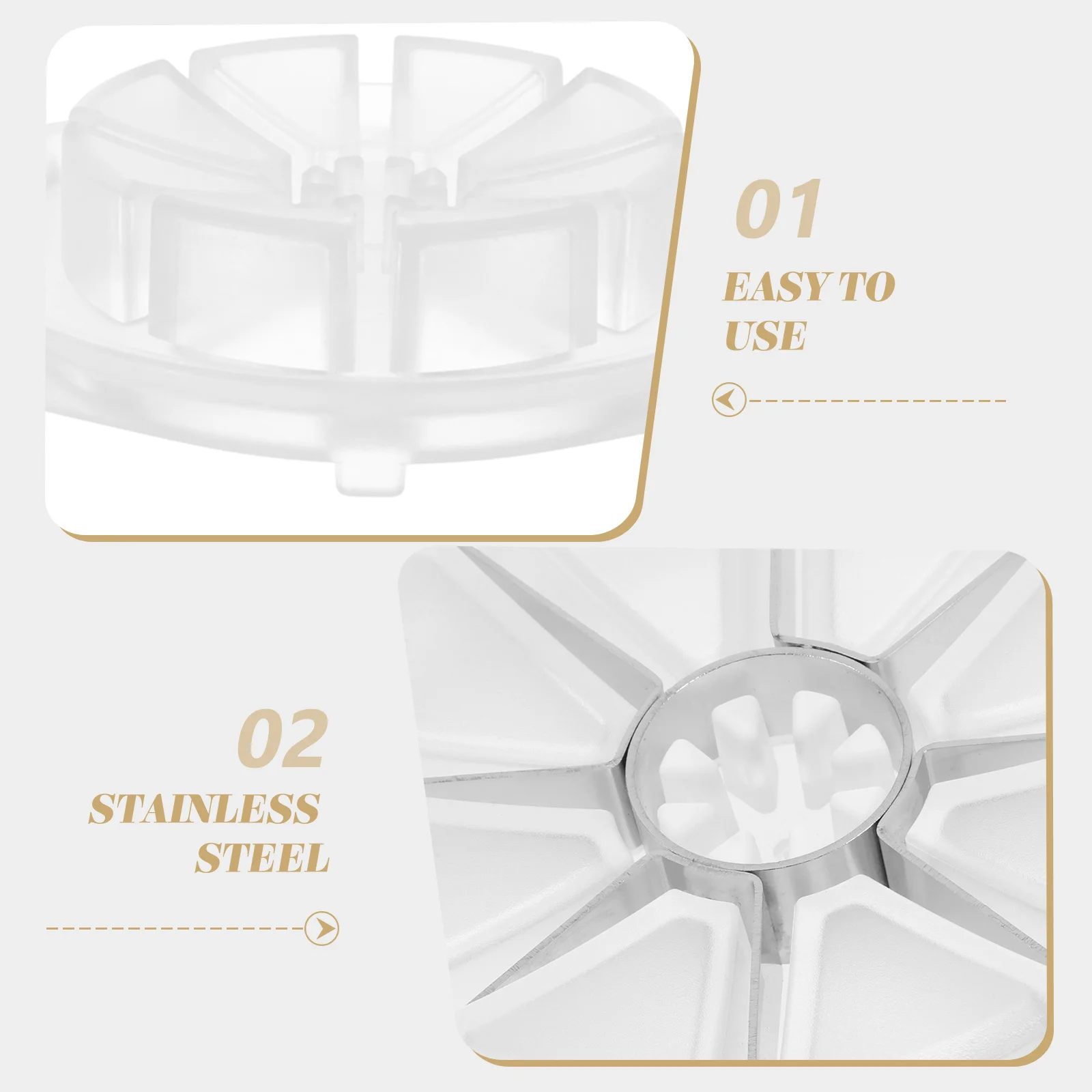 

Stainless Steel Fruit Cutter Core Remover Thickened Design Easy Clean Kitchen Tool for Apples Citrus Lemons