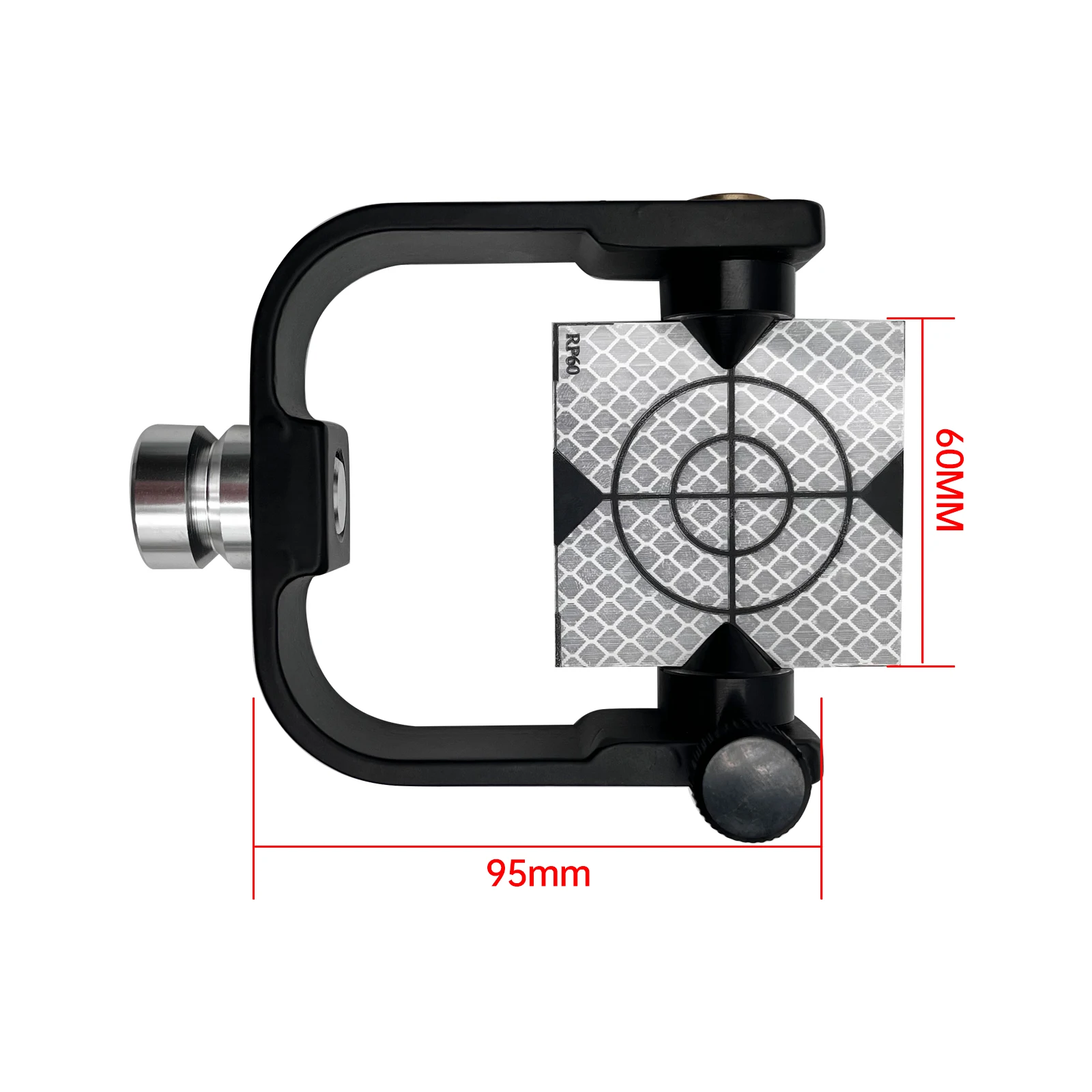 Rt104 Reflective Target , 60mm Survey Reflector Sheet, Monitoring Target With U Bracket, For Leica Surveying Equipment