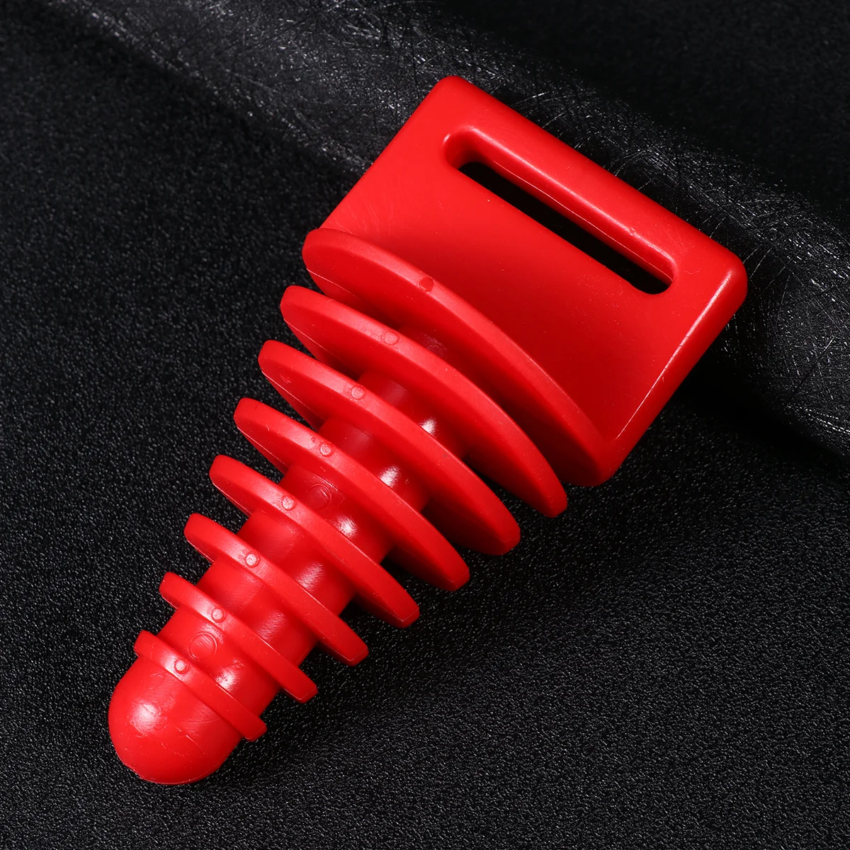 Крышка выхлопной трубы для 2-тактного 4-тактного мотоцикла, универсальный резиновый хвостовой наконечник, красный глушитель, декоративный выпуск