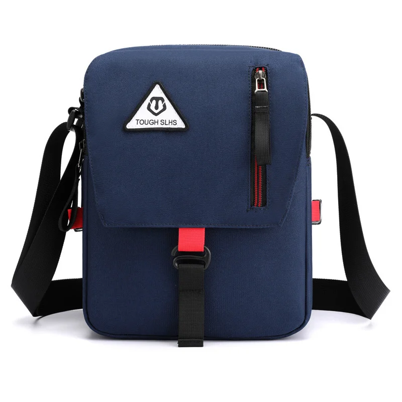 New men's leisure messenger bag trend versatile men's bag multifunctional Oxford cloth single shoulder bag