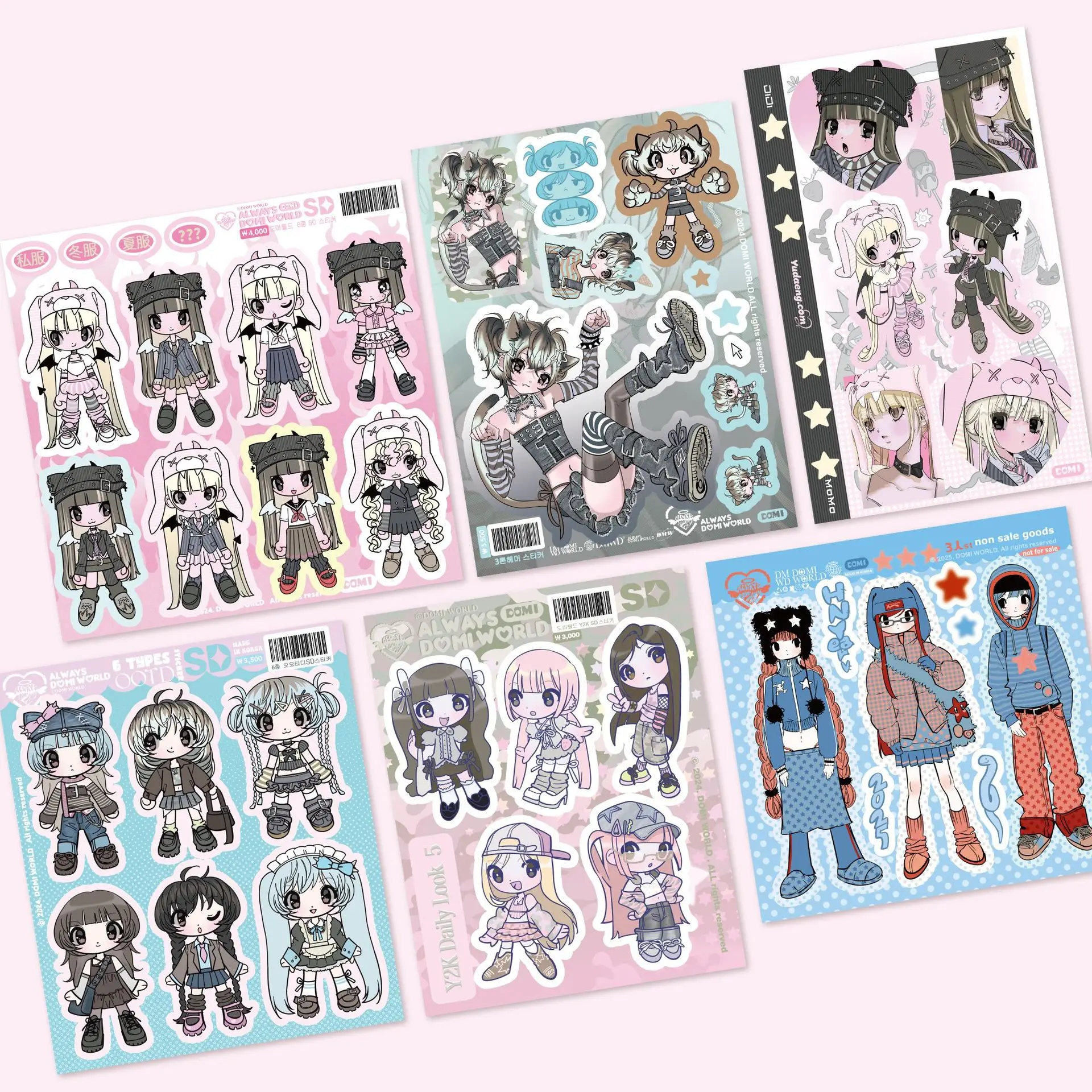 

New Cute Spicy Girl Decorative Stickers