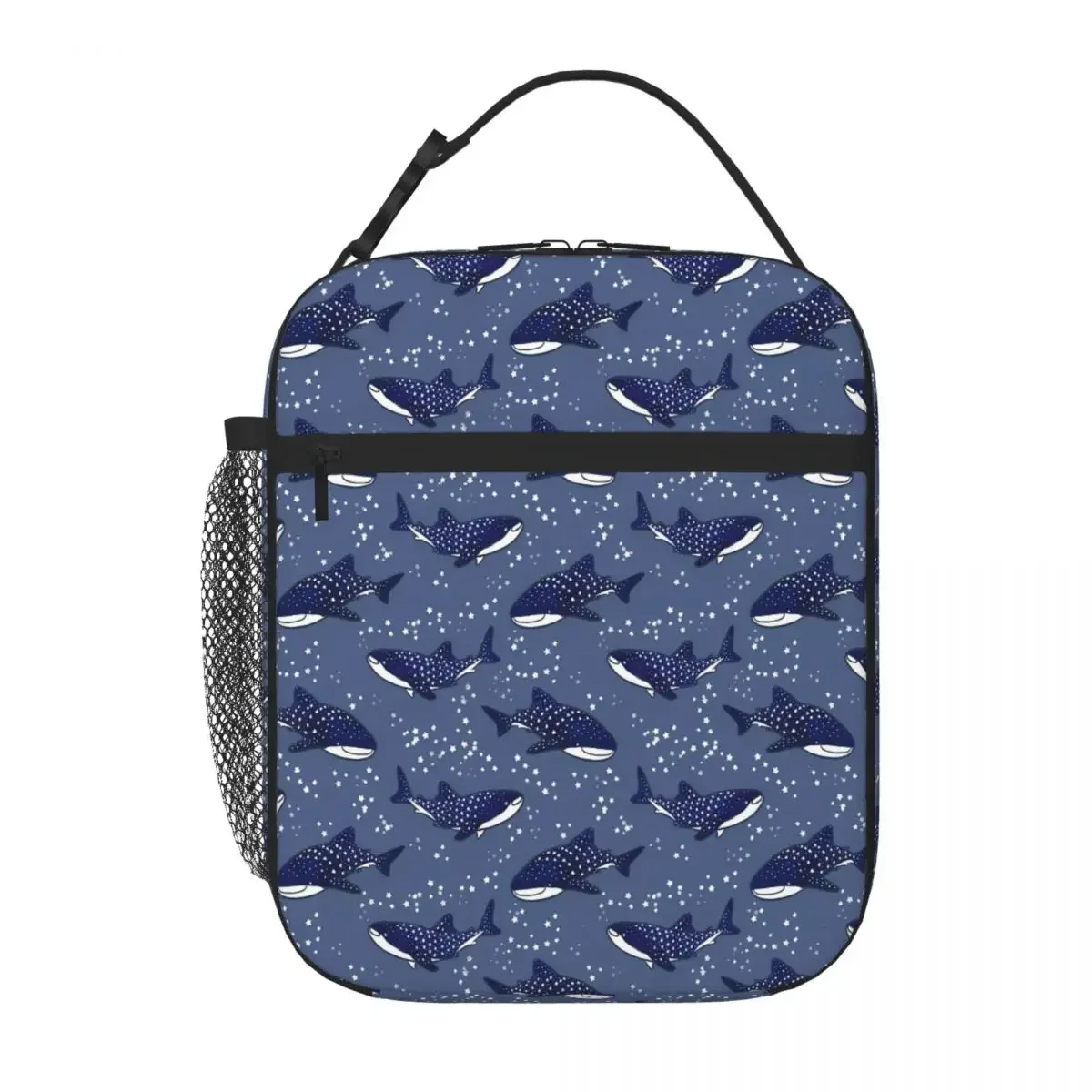Hot Sale Starry Whale Sharks Dark Version Feminine Meal Bag Weight Loss Diet Shoulder Lunch Bag