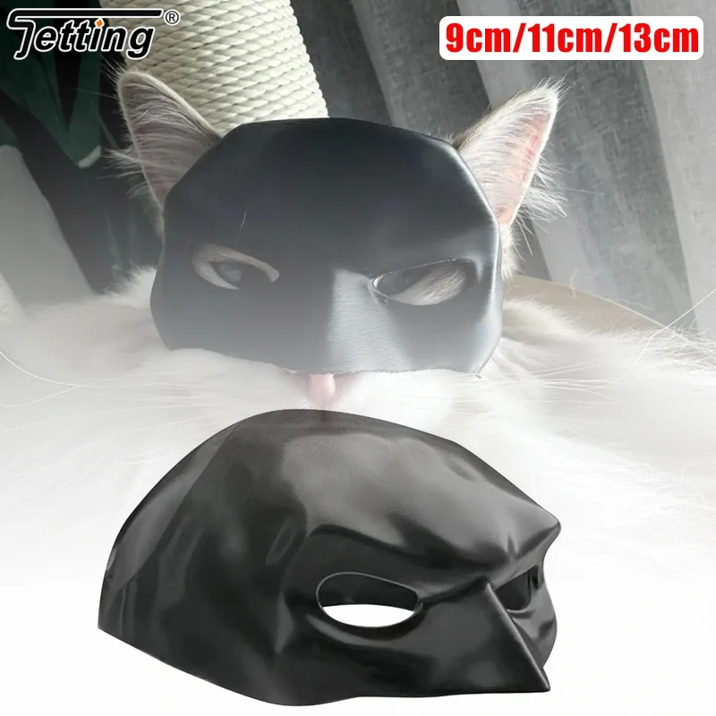 Black Bat Cat Avenger Mask Creative Bats Mask Cool Superhero Pet Toys For Cats And Dogs Make-up Mask Party Supplies