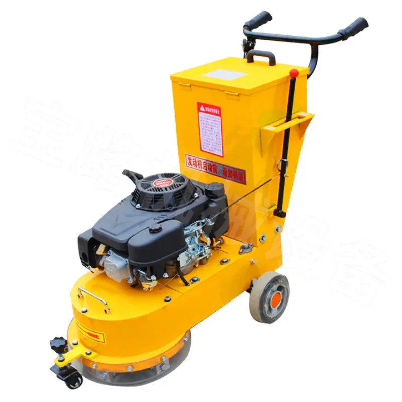 Hot melt marking line stripping machine hand push cold spray road highway old line clear and polish parking space zebra