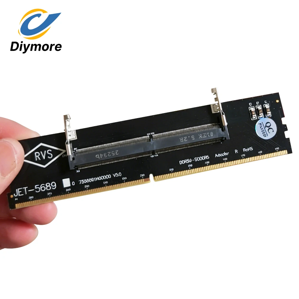 DDR5 DDR4 DDR3 Laptop to Desktop Memory Adapter DIMM Card SO-DIMM To PC Computer Converter Card Memory RAM Adapter