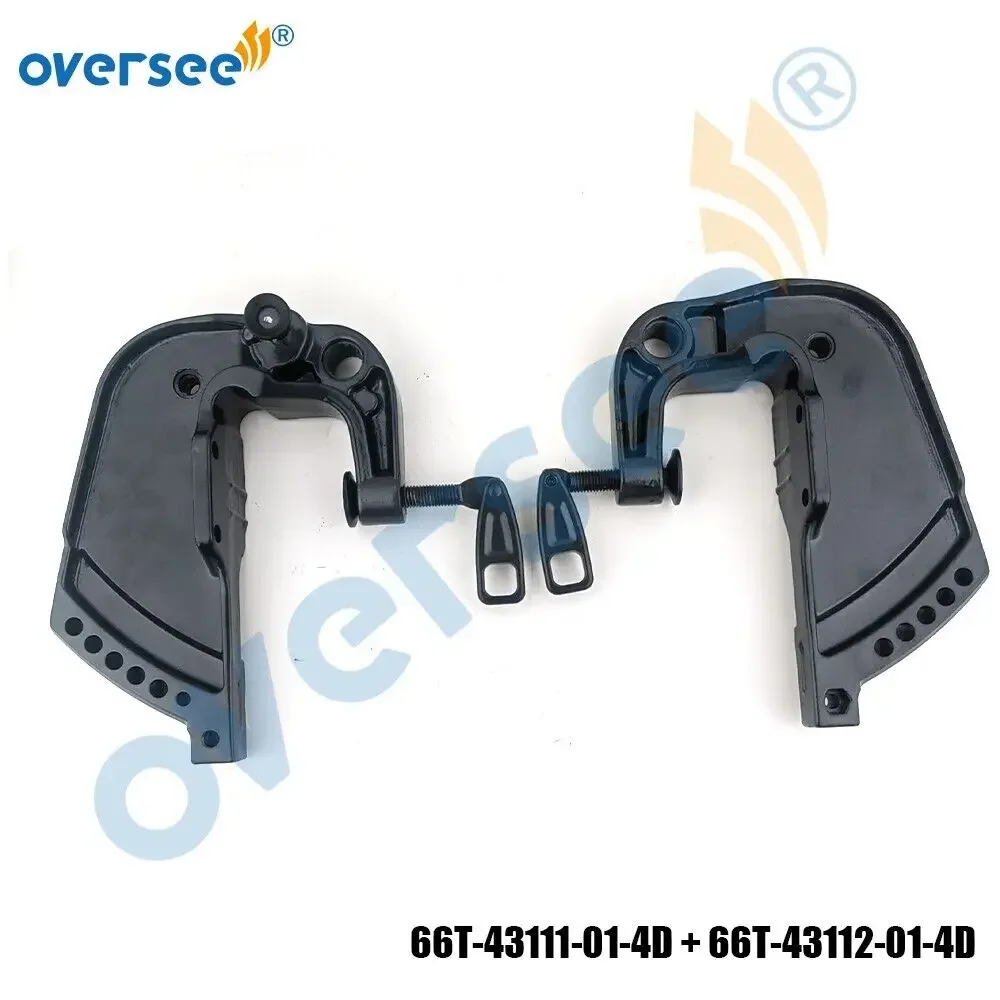 

Oversee 66T-43111-01-4D + 66T-43112-01-4D BRACKET KIT CLAMP Manual For YAMAHA F25C 6D5 40X 66T Outboard Engine