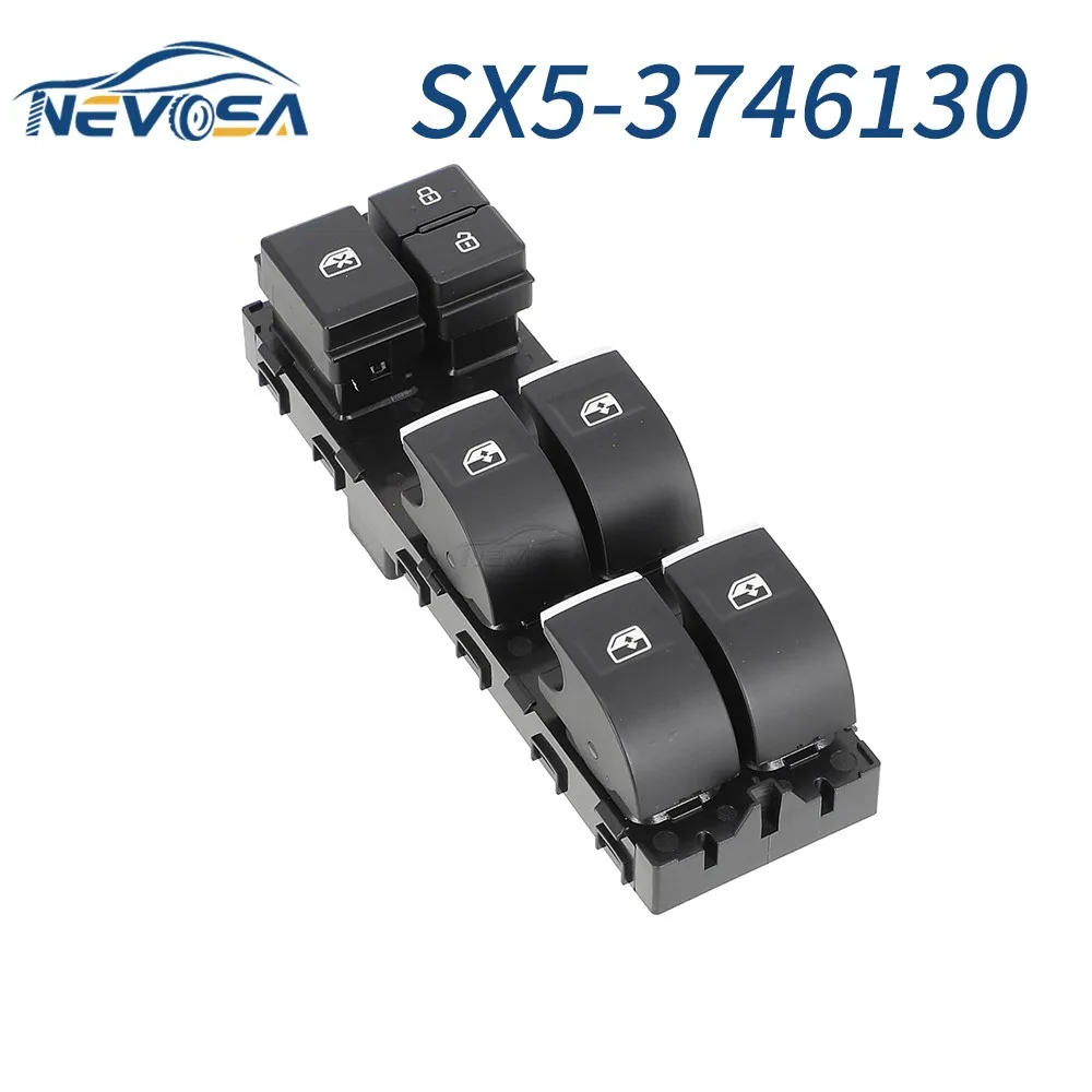 

NEVOSA SX5 3746130 Dongfeng Window Regulator Switch Electric Control Power Front Window Button Main Switch