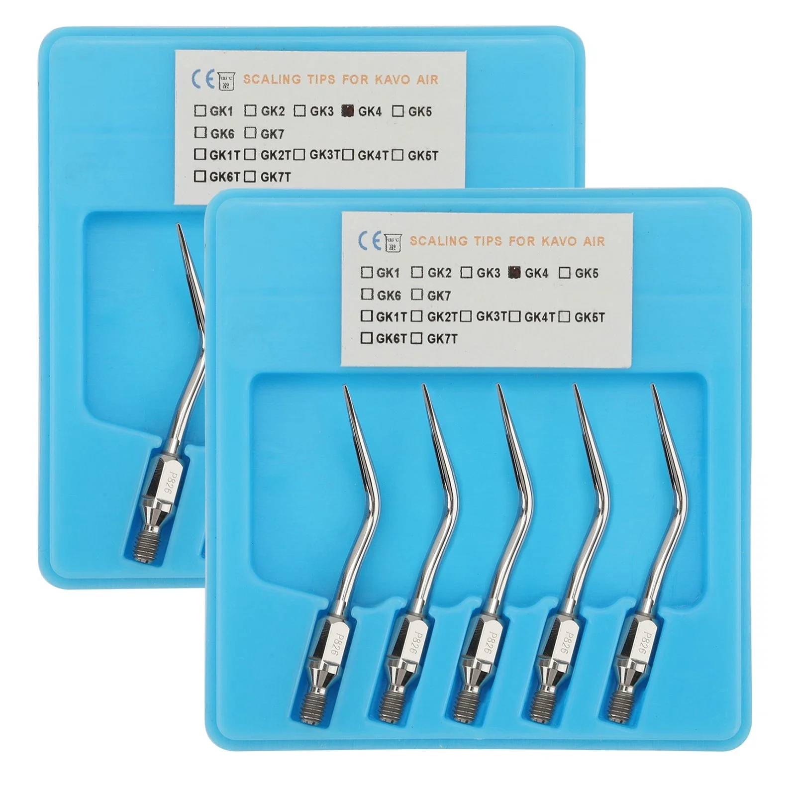 

10pcs Dental Endo Ultrasonic Scaler Tips Scaling Handpiece GK4 Fit for KAVO