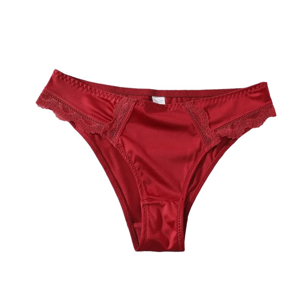 Underpants Low Waist Women Underwear Lace Seamless Triangle Panties French Style Lingerie Satin Silk Briefs Valentine's Day