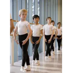 Grande elasticità collant per balletto danza classica per ragazzi pantaloni attillati pantaloni da allenamento pantaloni a forma di ragazzo (escluso la parte superiore)