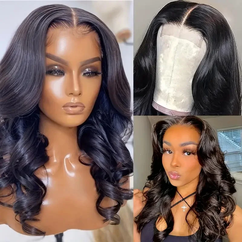 

4x4 Lace Closure Wig Human Hair Loose Deep Wave Lace Front Wigs Human Hair 150% Density Wigs For Women Natural Color