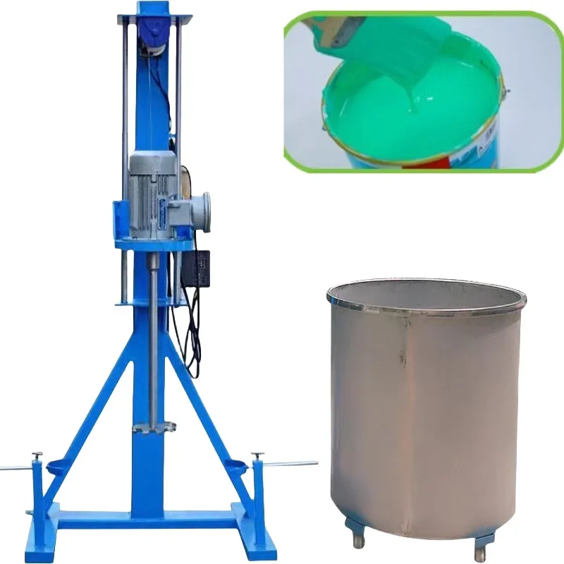 Automatic Pneumatic  Mixer Explosion Proof Glue Agitator Paint Liquid Viscous Detergent Industrial Dispersing Food Homogenizer