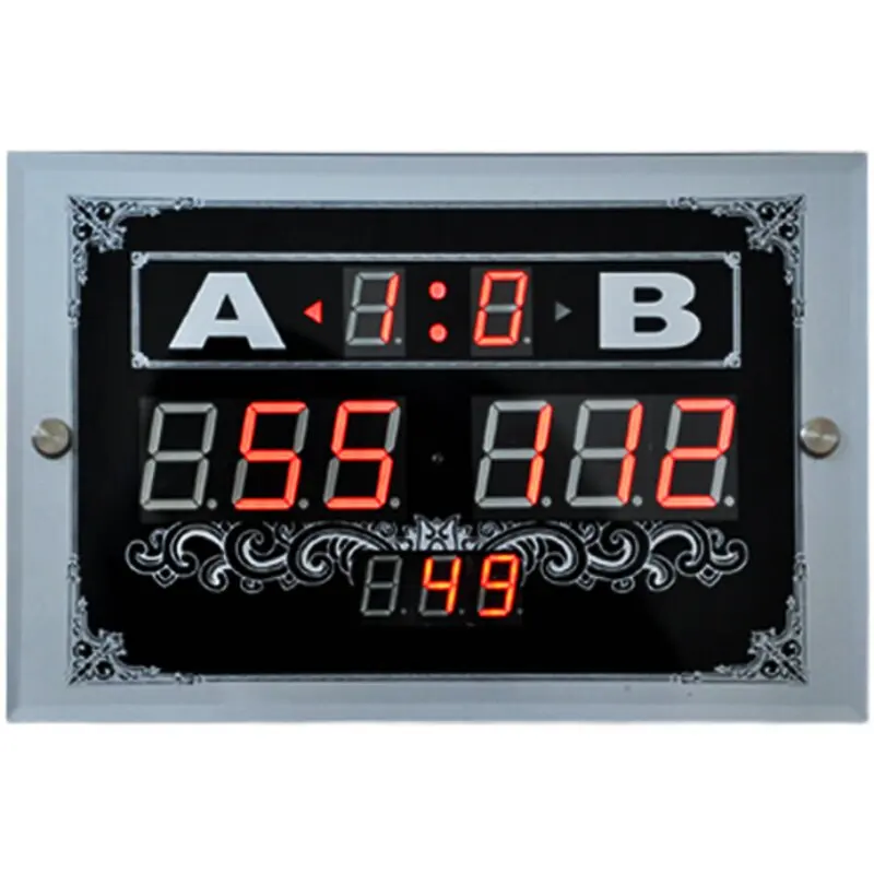 Snooker English Scoreboard Remote Control Electronic LED Screen Chinese 107 Billiard Supplies