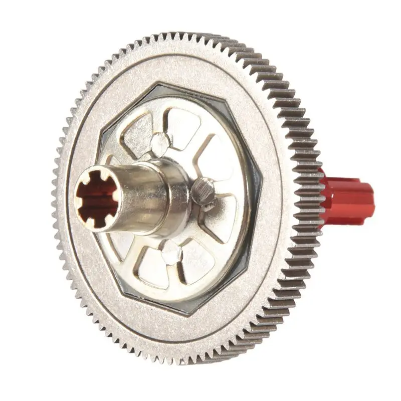 CYGJ-2X 91T Spur Gear Slipper Clutch 21T 19T 17T Gear Set For Arrma 1/10 Senton Granite Big Rock Vorteks Typhon 4X4 Parts,Red