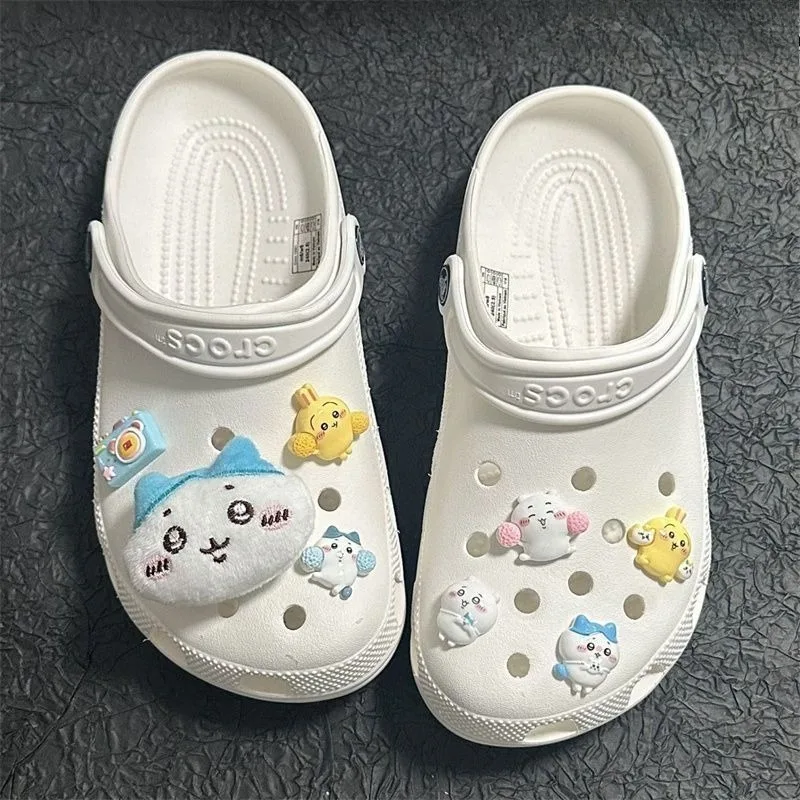 New Cartoon-style Cute Usagi Come with Cute Hachiware Plush Doll Shoe Buckles Featuring Simple and Fashionable Design. view 2