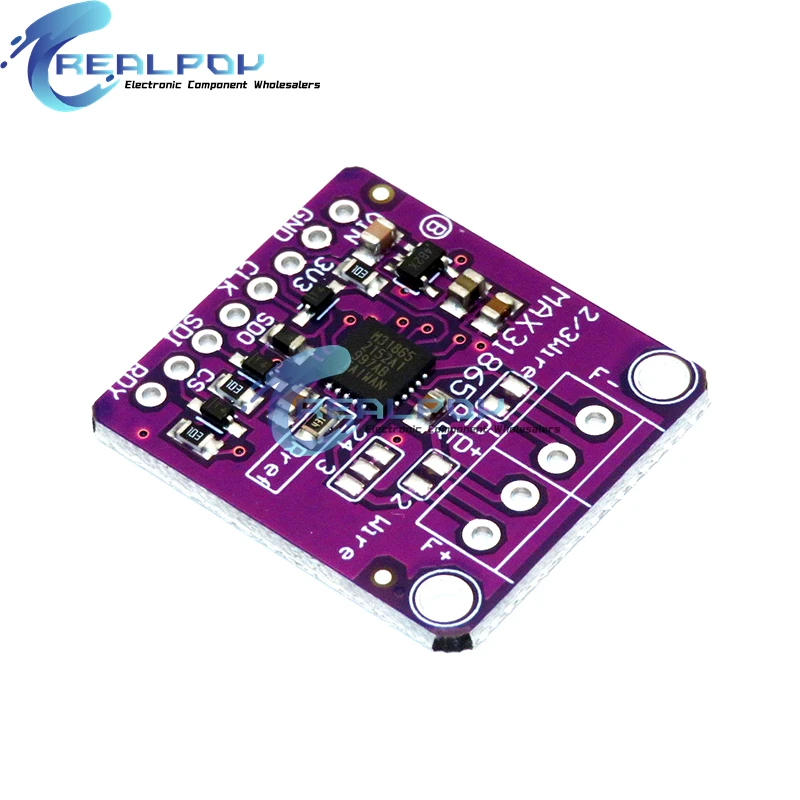 MAX31865 Temperature Sensor Module GY-MAX31865 RTD Digital Conversion Module Electronic DIY Board PT100-PT1000 for Arduino