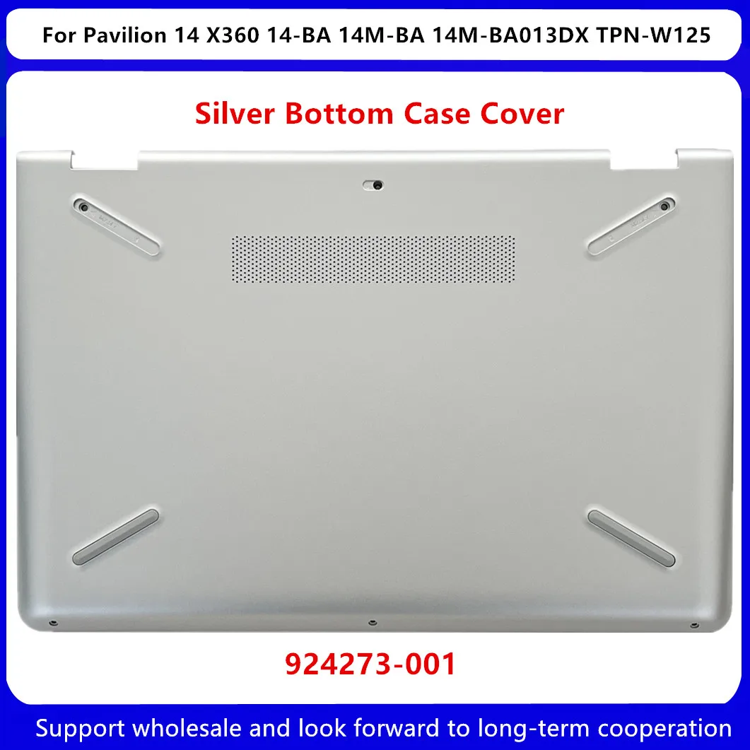 

New For HP Pavilion 14 X360 14-BA 14M-BA 14M-BA013DX TPN-W125 Bottom Case Cover 924273-001