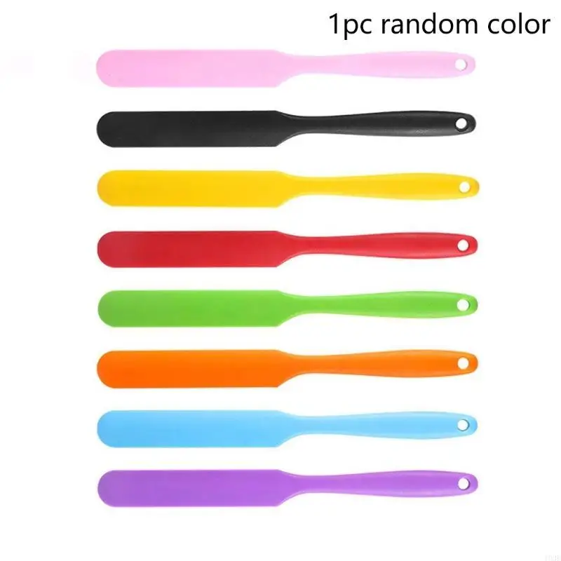 

193E Silicone Stir Sticks Rod Mixing Batter Scraper Nonstick Flexible Baking Spatula