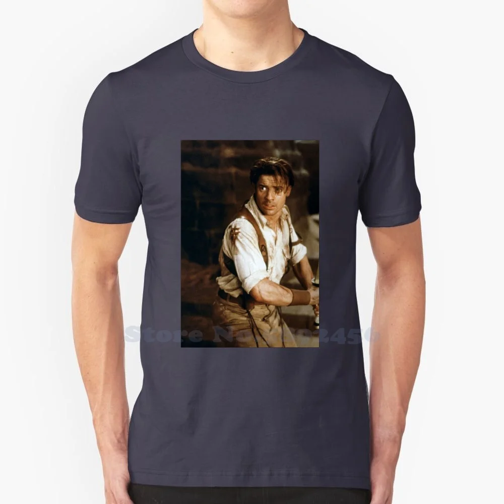 The Mummy 100% Pure Cotton T-Shirt The Mummy Brendan Fraser Rick Oconnell 90S Childhood Adventure Egypt