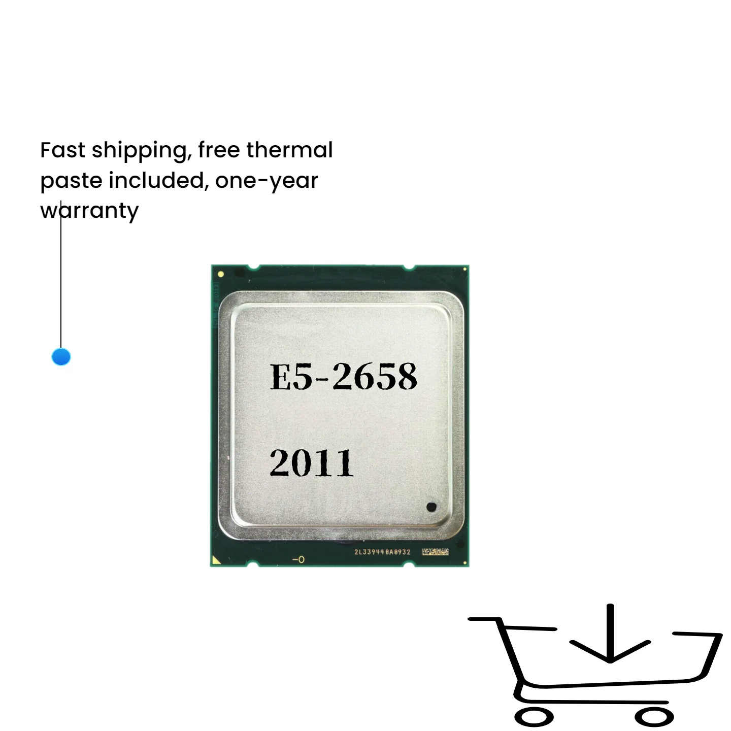 

Xeon E5 2658 E5-2658 2.1G 8-Cores 20MB DDR3 1333MHz 95W processor