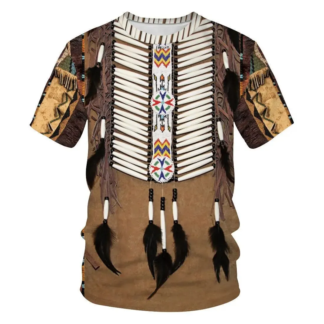 Indian Ethnic Style 3D Print T-Shirts Summer Men Women Casual Fashion Streetwear Short Sleeve T Shirt Male Tees Tops Clothing