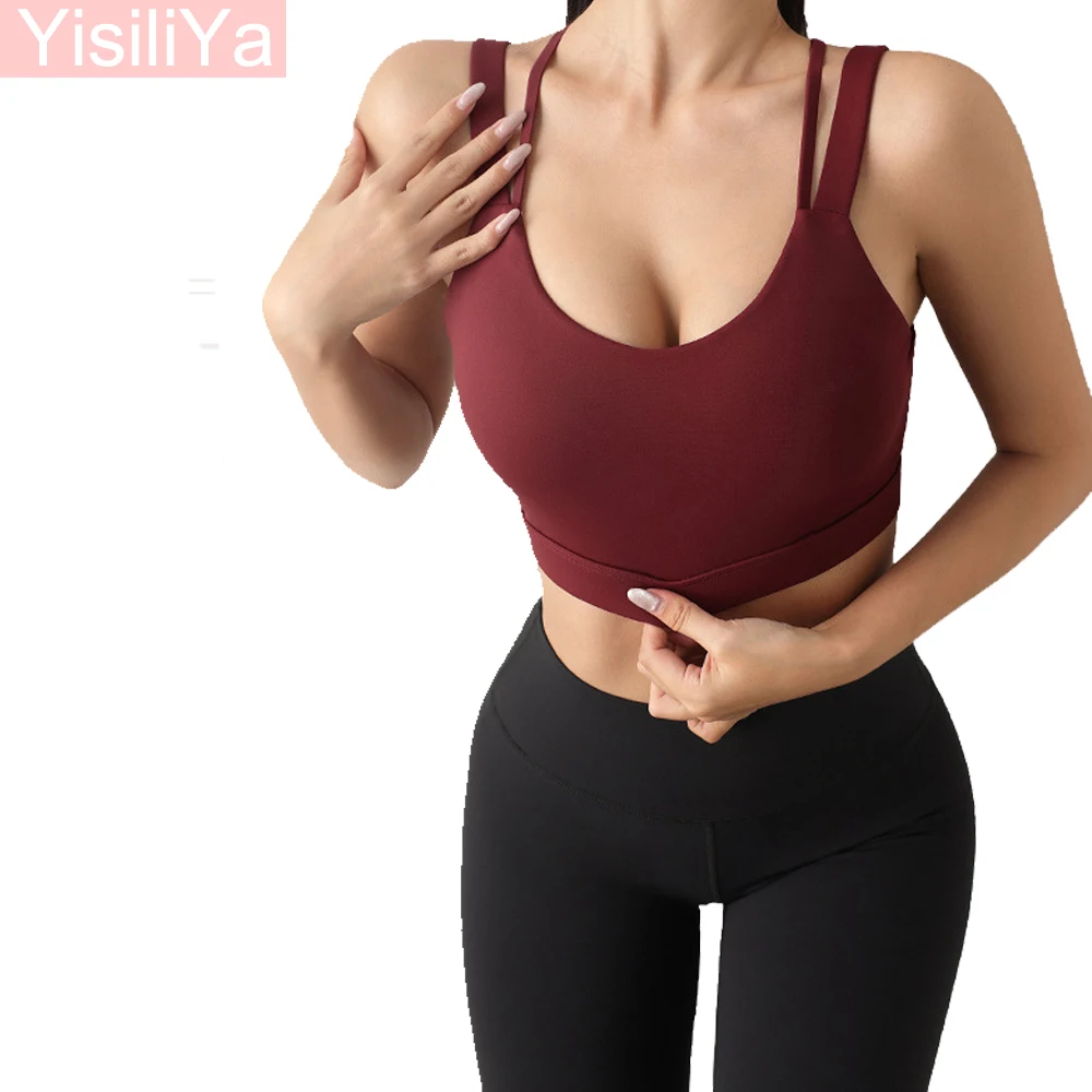 

Outerwear Sports Bras Women's Yoga Underwear Gym Vests for Beautiful Backs with Chest Pads Running Training Cycling Workout