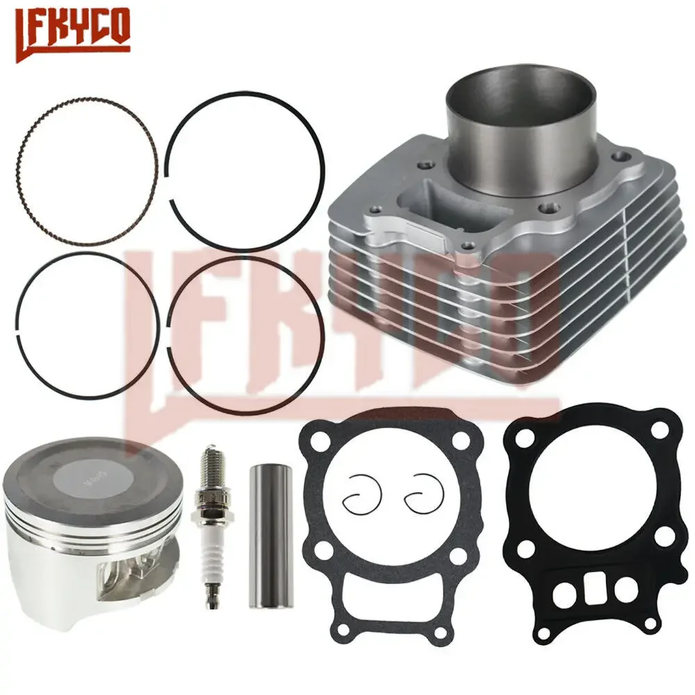 

78.5mm Big Bore for Honda TRX350 Rancher 350 2000-2006 Motorcycle Cylinder Piston Ring Gasket Top End Rebuild Kit Modified Parts