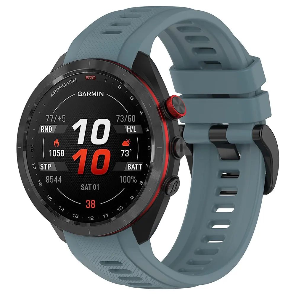 Silicone Watchband For Garmin Approach S70 47mm 42mm Smart Watch Band for Garmin Approach S70 Sports Wrist Strap Bracelet