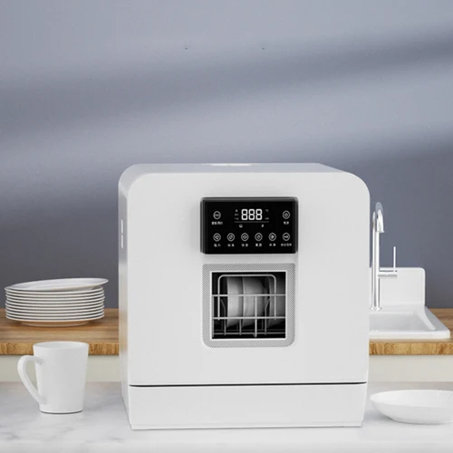 가정용 식기 세척기, 데스크탑 지능형 스프레이, 자동 가열 건조, 소독 통합 식기 세척기, 445*422*451mm  Best5