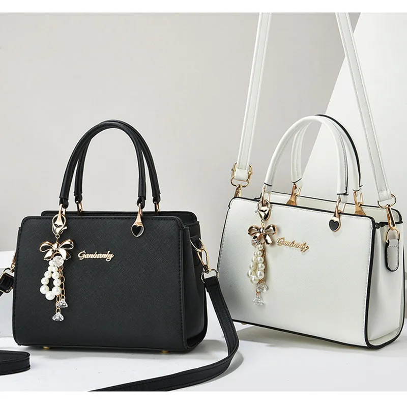 New Women bag Shoulder bag Handbag for women 2026 Crossbody bag pattern PU Portable bucket bag ladies messenger bag - Image 2