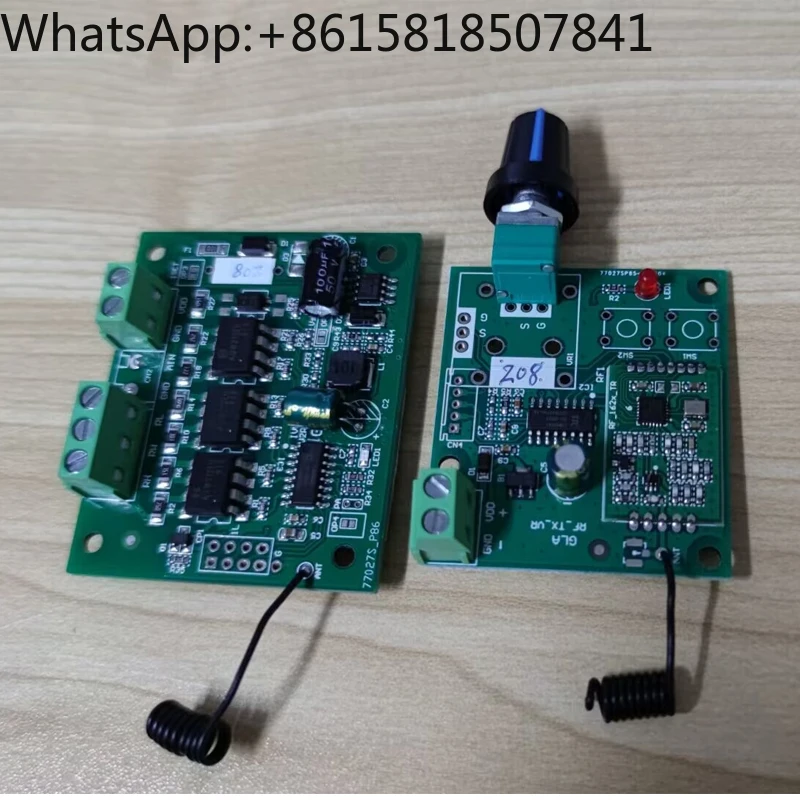 A Pair of Wireless Remote Control Isolated Potentiometer/receiving Board and Sending Board