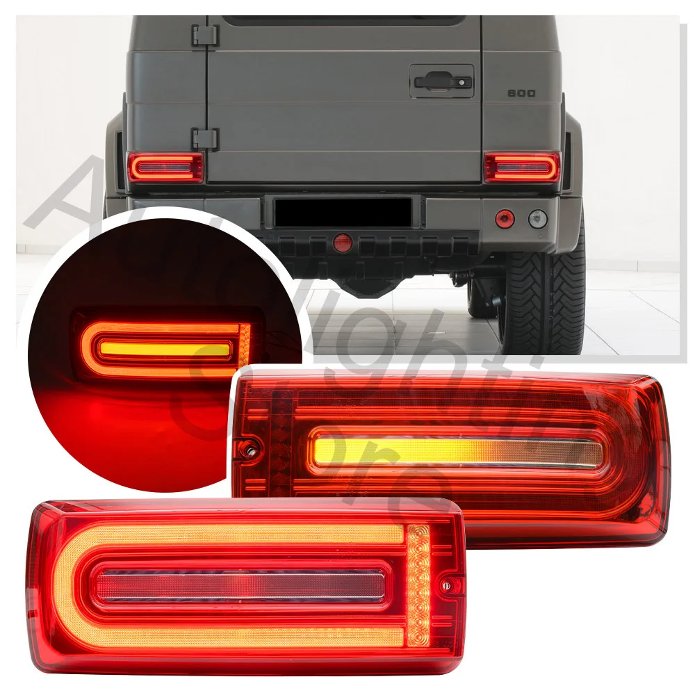 LED Sequential turn signal light Tail Light Assy for 1990-2018 Benz W463 G-Class G230 G500 G55 G63 AMG W/bracket #A4638200964