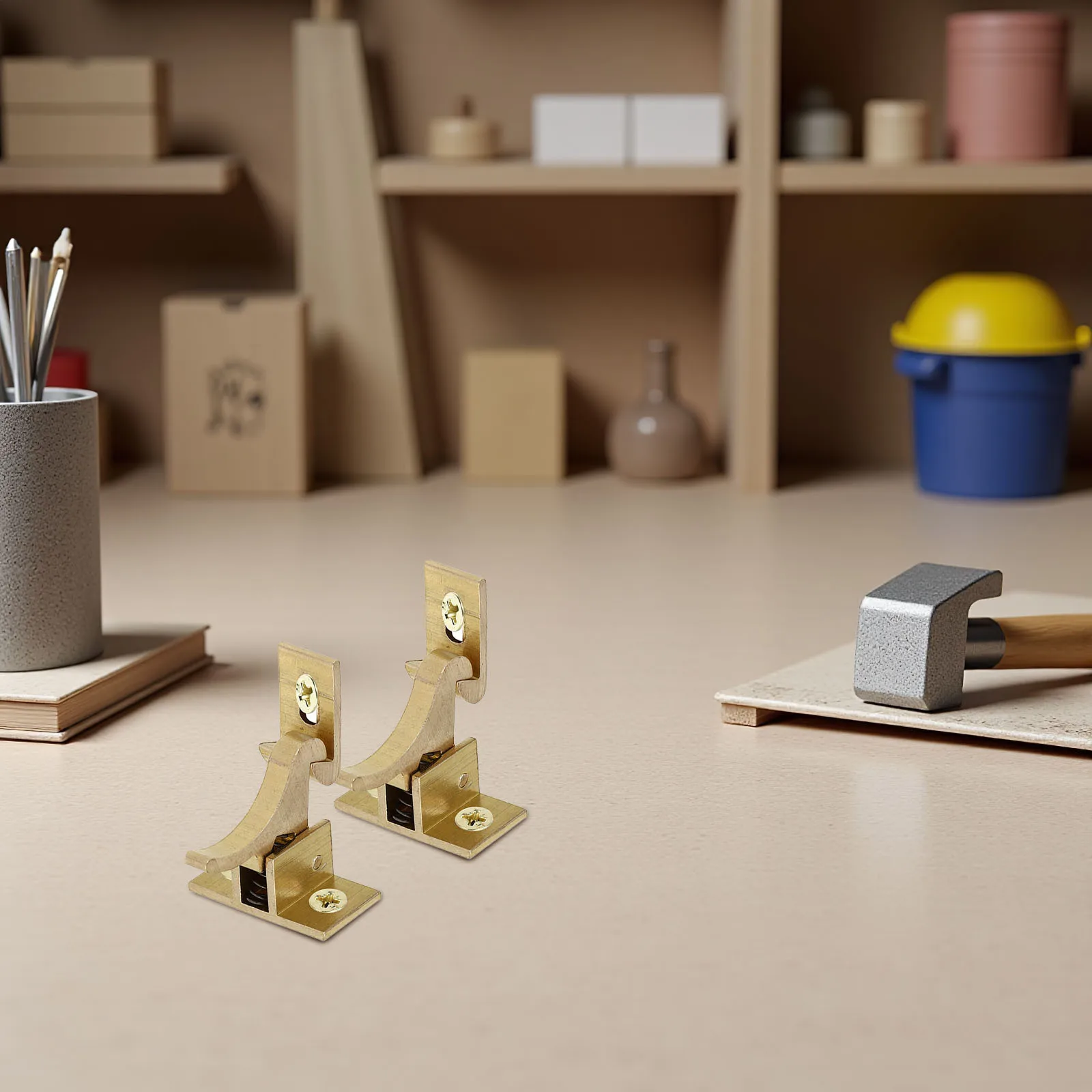 

4pcs Copper Cabinet Latch Heavy Duty Elbow Catch For Window Rv Closet Garage Shed Door 90 Degree Latch Replacement