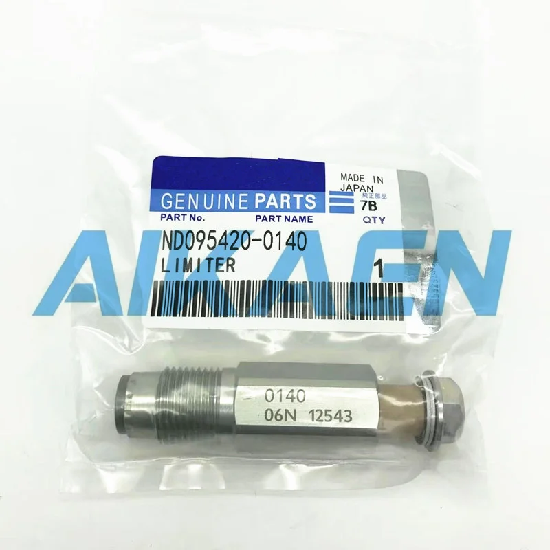 ND095420-0140 095420-0140 Original Relief Limiter Pressure Valve Common Rail fit for PC400-7 SA6D140E