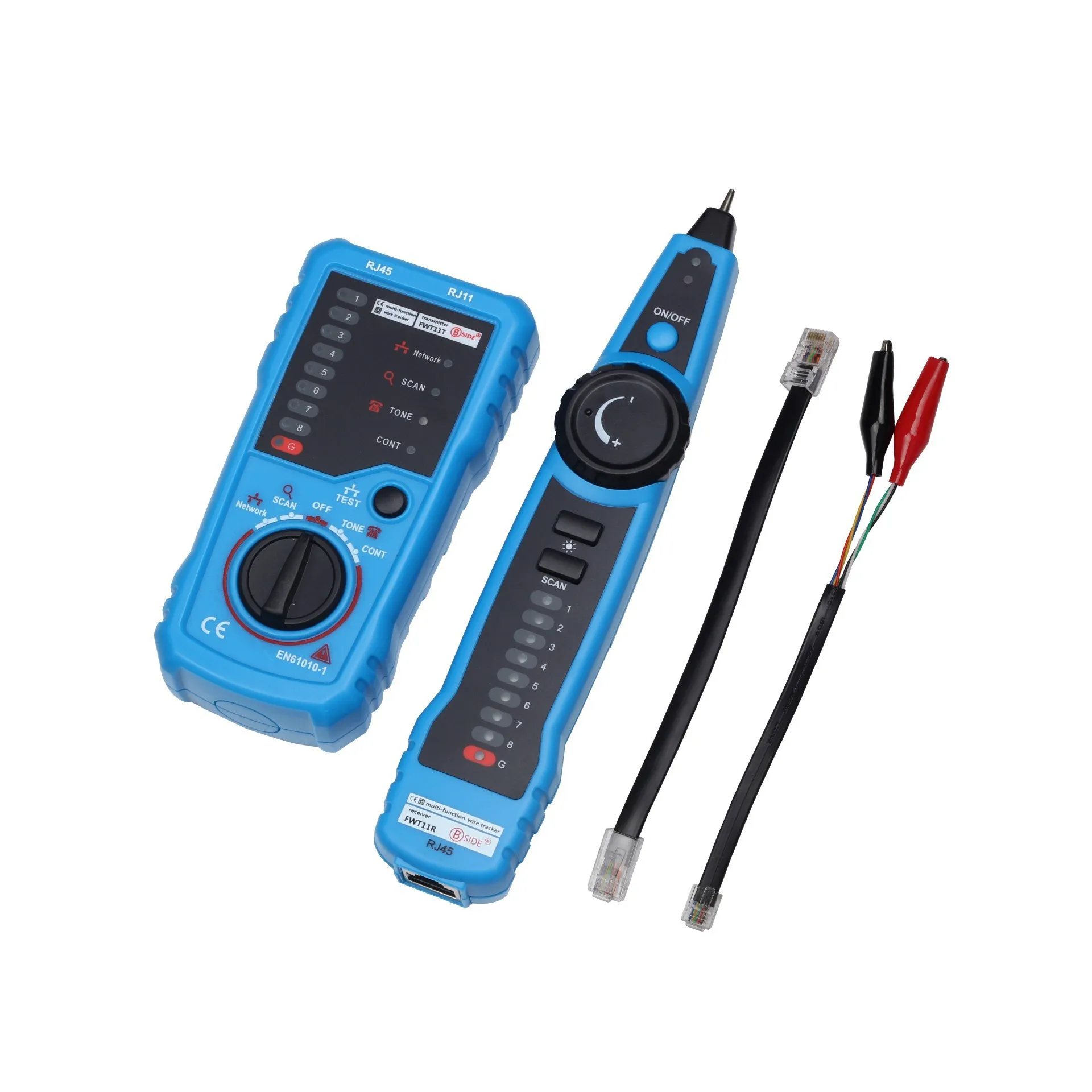 BSIDE Network Line Finder Cable Line Patrol Meter FWT11 Anti-interference Network Cable Telephone Detection Checker