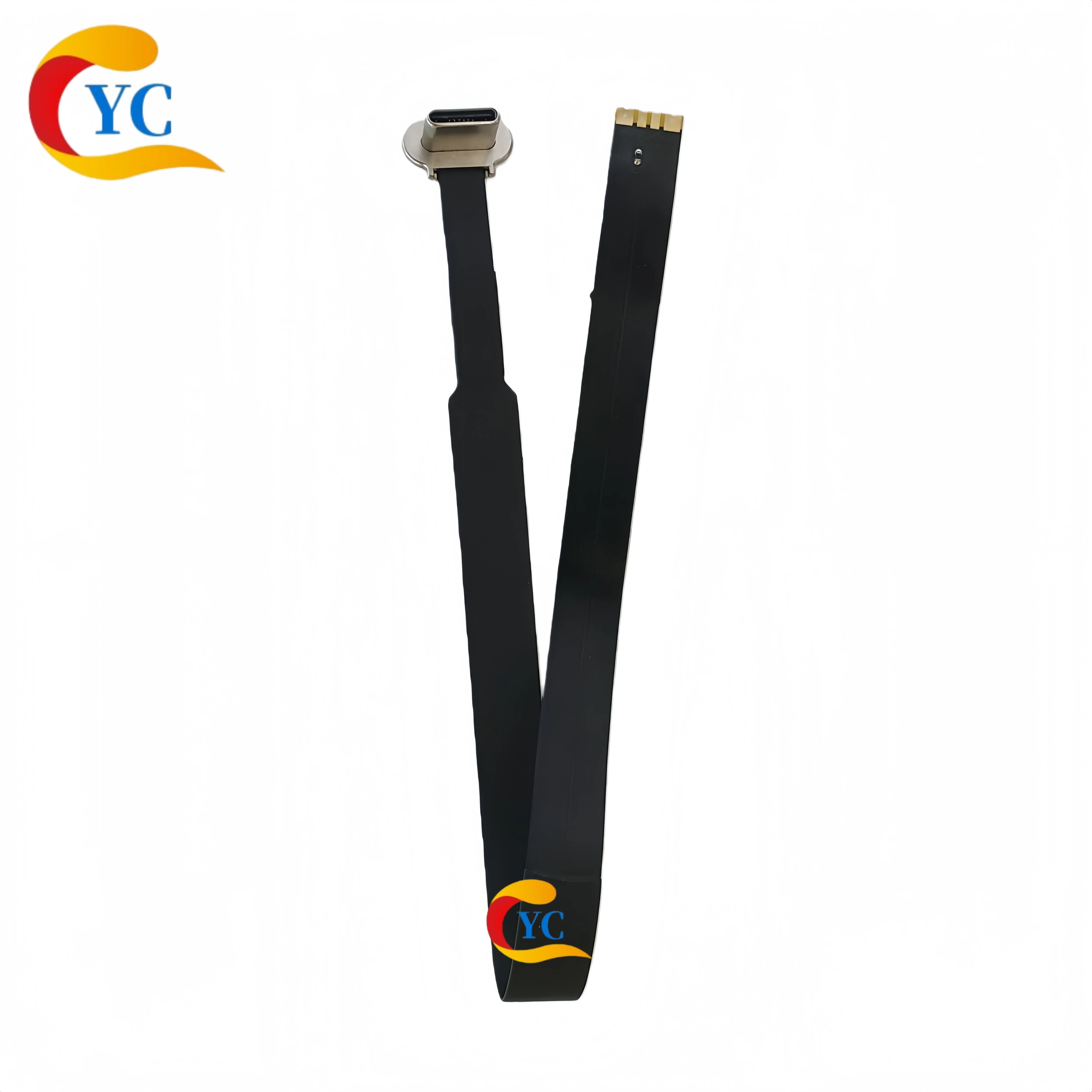 Fpc Flexible Cable Type-C Extended Stretch Male Charging Cable 4P Back Clip Adapter Plug 56K Resistor Pd Fast Charging Data Cable Power Connector Extension Cable