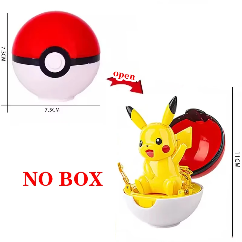 Pokémon-Ball-Figuren, Pokémon-Figuren, Actionfiguren, Pikachu, Eevee, Squirtle, Charizard, Puppe, Dekoration für Zuhause und Büro, Kindergeburtstagsgeschenk – Detail 8