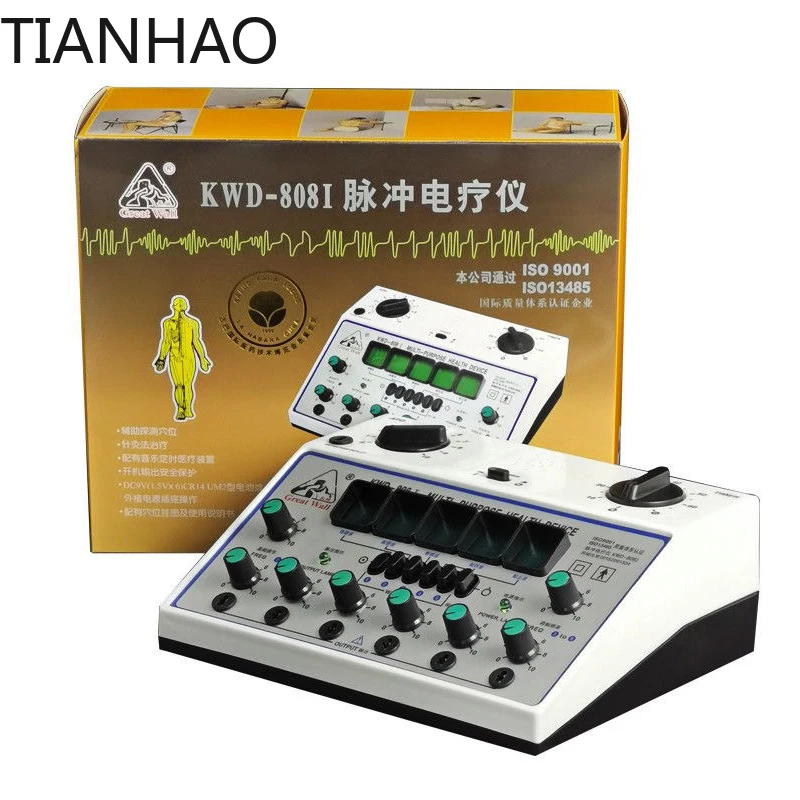 KWD-808I Pulse Electronic Acupuncture Device Meridian Therapy Device   Therapy 6 Outputs