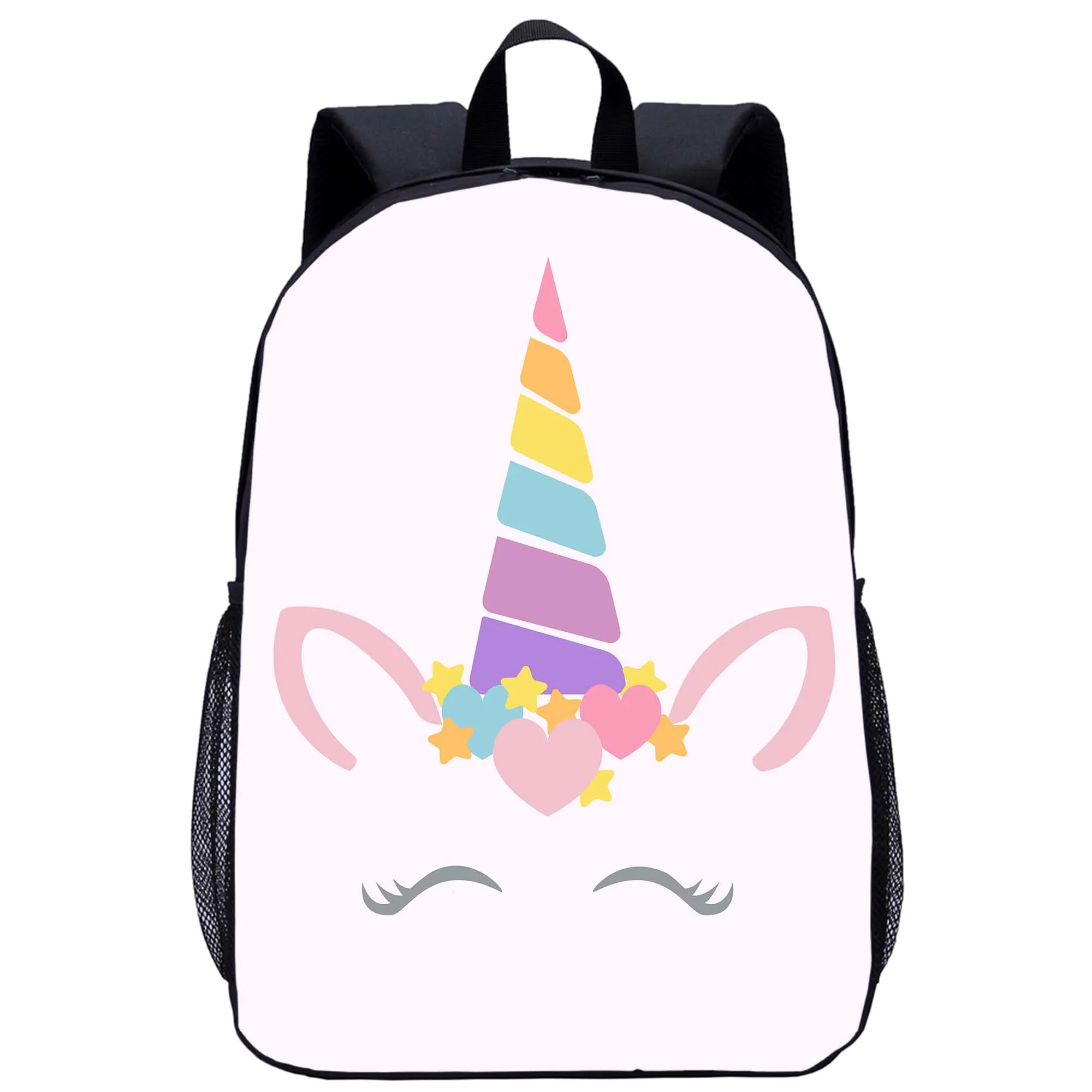 Tas punggung motif Unicorn lucu tas sekolah anak-anak tas Laptop anak perempuan anak laki-laki tas punggung penyimpanan bepergian ransel kasual harian Remaja