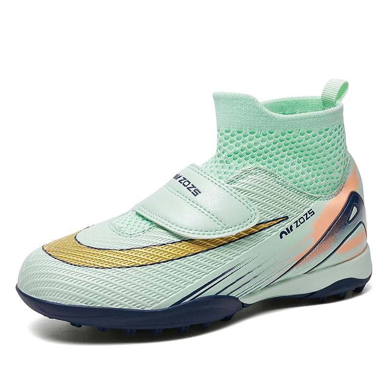 

Comfortable Kids Football Field Boots Indoor Fast Football Shoes Non-Slip Training Soccer Shoes Children Professional TF Match