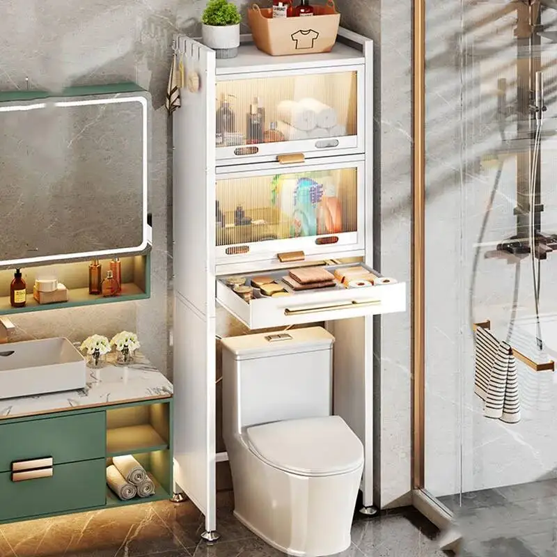 

Metal Drawers Bathroom Cabinet Accessories Vanity Hotel Floor Display Bathroom Shelves Organizer Storage Gabinete Home Furniture