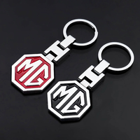 3D Metal MG Logo Key Chain Keyring Car Interiors Accessories For MG HS MG4 EV Cyber X MARVEL R ZS ES5 ONE Cyberster MG3 MG5 MG7