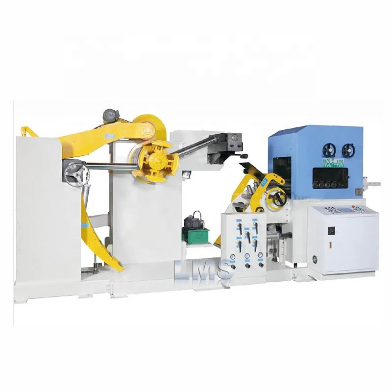 New 3 in 1 Steel Coil Hydraulic Uncoiler Straightening Feeder Decoiling Machine for Blanking Line, Punching Machine