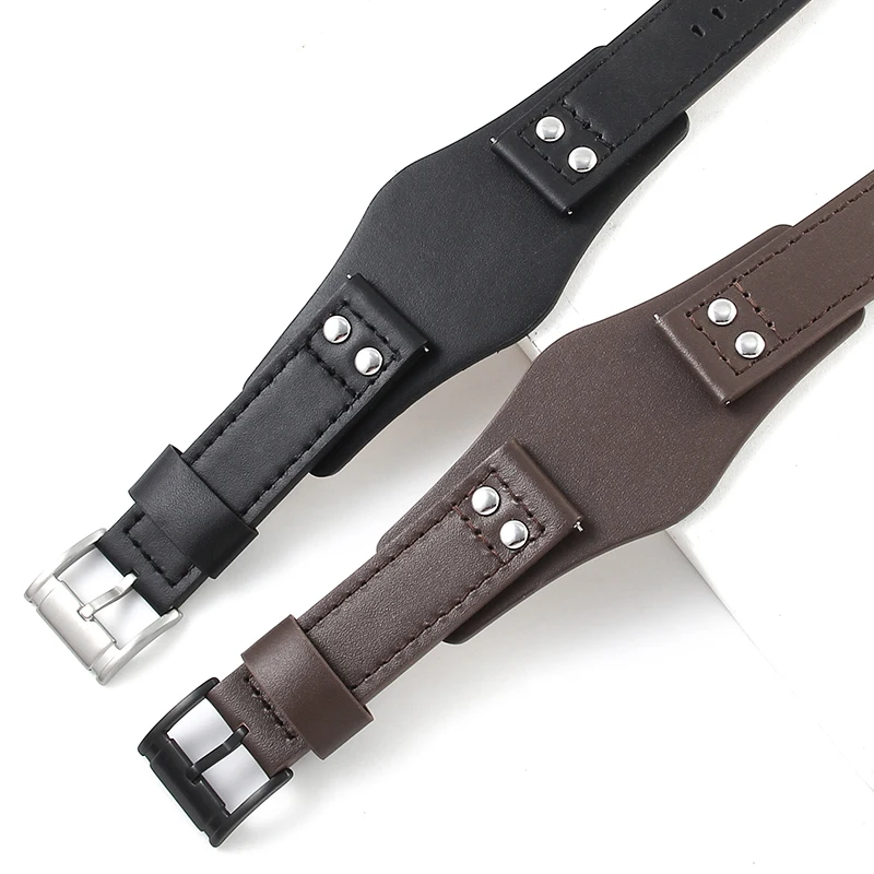 Exquisite Genuine Cowhide Leather Watchbands for Fossil Ch3051 Ch2564 Ch2565 Ch2891 Soft Waterproof Watch Strap 22mm