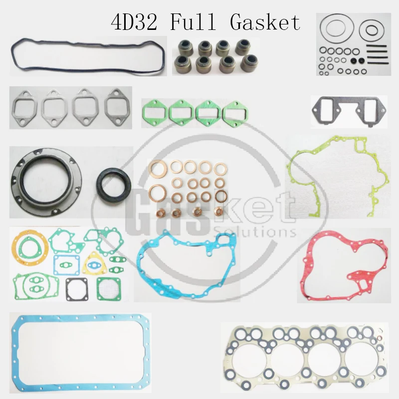 

4D32 4D33 4D34 4D34T for MITSUBISHI ROSA CANTER 3.7L Full Set ENGINE Gasket KIT ME999857